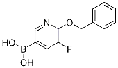 Molecular Structure of 1310384-31-6 (5-Fluoro-6-benzoxypyridine-3-boronic acid)