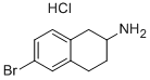 6-Bromo-1,2,3,4-tetrahydronaphthalen-2-amine monoh ydrochloride...