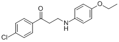 1-(4-CHLOROPHENYL)-3-(4-ETHOXYANILINO)-1-PROPANONE