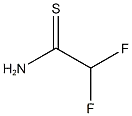 Molecular Structure of 180002-32-8 (2,2-Difluorothioacetamide)