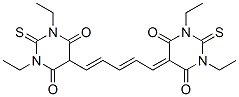 5,5'-(penta-1,3-dien-1-yl-5-ylidene)bis[1,3-diethyl-2-thiobarbituric] acid