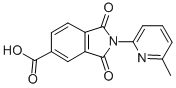 2-(6-methylpyridin-2-yl)-1,3-dioxoisoindoline-5-carboxylic acid(SALTDATA: FREE)