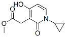 3-PYRIDINEACETIC ACID,1-CYCLOPROPYL-1,2-DIHYDRO-4-HYDROXY-2-OXO-,METHYL ESTER