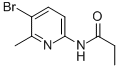 N-(5-bromo-6-methyl-2-pyridinyl)propanamide