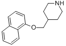 4-[(1-NAPHTHYLOXY)METHYL]PIPERIDINE