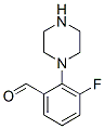 3-FLUORO-2-(1-PIPERAZINO)-BENZALDEHYDE