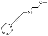 N-(2-METHOXYETHYL)-3-PHENYLPROP-2-YN-1-AMINE