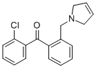 2-CHLORO-2'-(3-PYRROLINOMETHYL) BENZOPHENONE