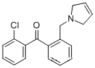 Molecular Structure of 898763-47-8 (2-CHLORO-2'-(3-PYRROLINOMETHYL) BENZOPHENONE)