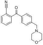 2-cyano-4'-morpholinomethyl benzophenone