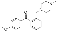4'-METHOXY-2-(4-METHYLPIPERAZINOMETHYL) BENZOPHENONE