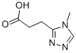 3-(4-methyl-4H-1,2,4-triazol-3-yl)propanoic acid(SALTDATA: FREE)