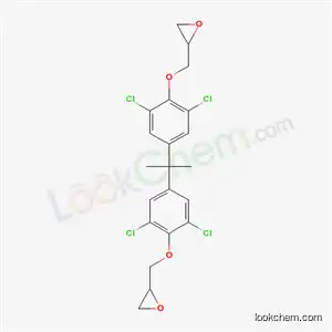 Molecular Structure of 2589-02-8 (1,1'-Isopropylidenebis[3,5-dichloro-4-(oxiranylmethoxy)benzene])