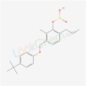Sulfurous acid, 1-[[4-(1,1-dimethylethyl)phenoxy]methyl]propyl 2-methylphenyl ester