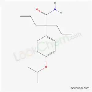 Molecular Structure of 7482-98-6 (2-[4-(propan-2-yloxy)phenyl]-2-(prop-2-en-1-yl)pent-4-enamide)