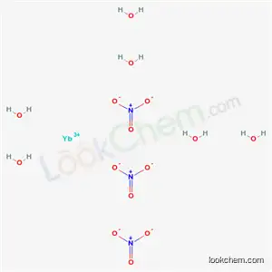 Molecular Structure of 13839-85-5 (ytterbium(3+) nitrate hydrate (1:3:6))