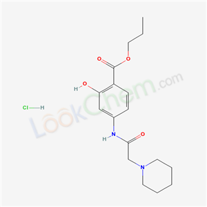 4-(2-PIPERIDIN-1-YLACETAMIDO)-SALICYLIC ACID PROPYL ESTER HCL