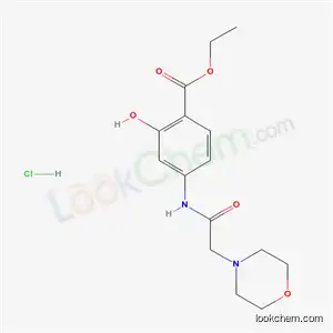 ethyl 2-hydroxy-4-[(morpholin-4-ylacetyl)amino]benzoate hydrochloride (1:1)