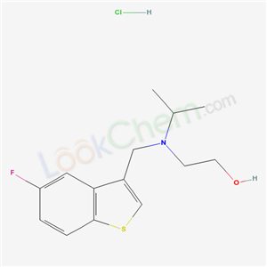 2-{[(5-fluoro-1-benzothiophen-3-yl)methyl](propan-2-yl)amino}ethanol hydrochloride (1:1)