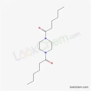 Molecular Structure of 18903-09-8 (1,4-Dihexanoylpiperazine)