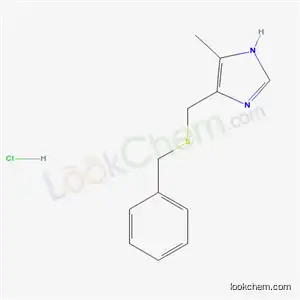 Molecular Structure of 74461-53-3 (4-[(benzylsulfanyl)methyl]-5-methyl-1H-imidazole hydrochloride (1:1))
