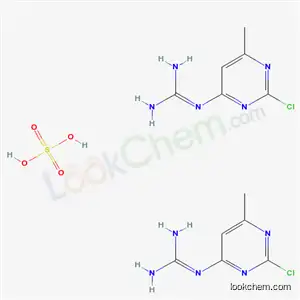 Molecular Structure of 32090-62-3 (2-(2-chloro-6-methylpyrimidin-4-yl)guanidine sulfate (2:1))