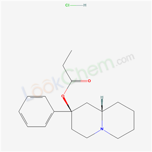 2H-Quinolizin-2-ol, octahydro-2-phenyl-, propionate (ester), hydrochloride, cis-