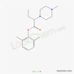 Molecular Structure of 20684-29-1 (2,6-dimethylphenyl 2-(4-methylpiperazin-1-yl)butanoate hydrochloride (1:1))