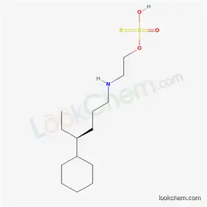 Molecular Structure of 21209-13-2 (2-[(4-Cyclohexylhexyl)amino]ethanethiol sulfate)