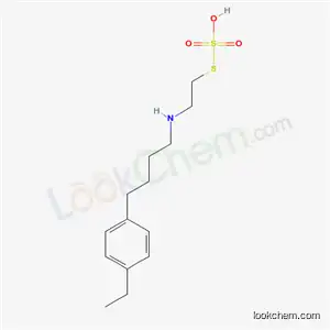 Molecular Structure of 21224-57-7 (S-(2-{[4-(4-ethylphenyl)butyl]amino}ethyl) hydrogen sulfurothioate)