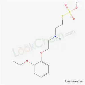 Molecular Structure of 21224-77-1 (S-(2-{[2-(2-ethoxyphenoxy)ethyl]amino}ethyl) hydrogen sulfurothioate)