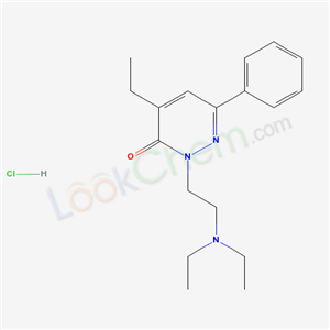 2-(2-diethylaminoethyl)-4-ethyl-6-phenyl-pyridazin-3-one hydrochloride