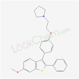 1-(2-(4-(6-METHOXY-2-PHENYLBENZO(b)-THIEN-3-YL)PHENOXY)ETHYL)-PYRROLIDINE HYDROCHLORIDE
