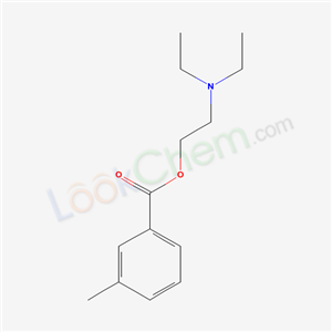 Benzoic acid, 3-methyl-, 2-(diethylamino)ethyl ester, hydrochloride cas  36904-07-1