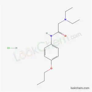 Molecular Structure of 41240-95-3 (N~2~,N~2~-diethyl-N-(4-propoxyphenyl)glycinamide hydrochloride (1:1))