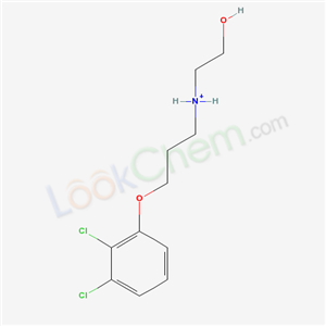 3-(2,3-dichlorophenoxy)propyl-(2-hydroxyethyl)azanium