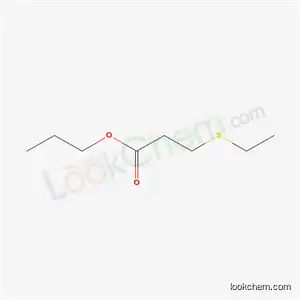 Molecular Structure of 5402-69-7 (propyl 3-(ethylsulfanyl)propanoate)