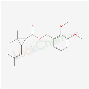 (2,3-dimethoxyphenyl)methyl 2,2-dimethyl-3-(2-methylprop-1-enyl)cyclopropane-1-carboxylate cas  5434-16-2