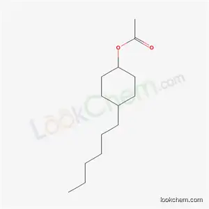 Molecular Structure of 7770-77-6 ((4-hexylcyclohexyl) acetate)