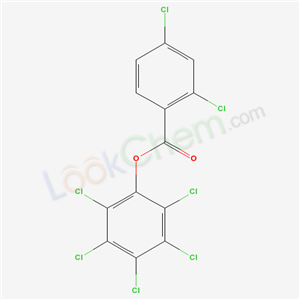 (2,3,4,5,6-pentachlorophenyl) 2,4-dichlorobenzoate cas  5435-84-7