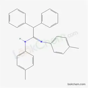 Molecular Structure of 4172-75-2 (N,N-bis(4-methylphenyl)-2,2-diphenyl-ethanimidamide)