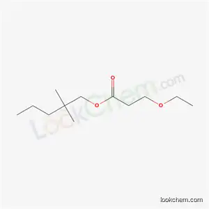 Molecular Structure of 5458-27-5 (2,2-dimethylpentyl 3-ethoxypropanoate)