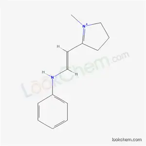 Molecular Structure of 464876-68-4 (1-methyl-5-[2-(phenylamino)ethenyl]-3,4-dihydro-2H-pyrrolium)