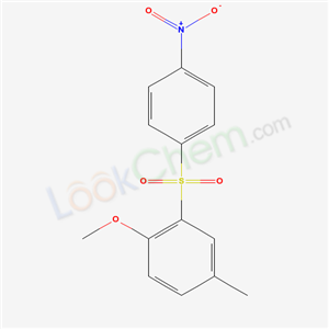 1-methoxy-4-methyl-2-(4-nitrophenyl)sulfonyl-benzene cas  5465-77-0