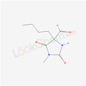4-butyl-1-methyl-2,5-dioxo-imidazolidine-4-carbaldehyde