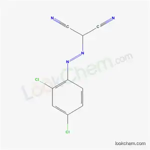 Molecular Structure of 4002-71-5 ([(E)-(2,4-dichlorophenyl)diazenyl]propanedinitrile)