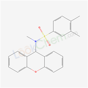 N,3,4-trimethyl-N-(9H-xanthen-9-yl)benzenesulfonamide cas  6320-59-8