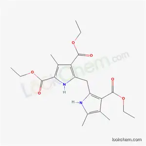 Molecular Structure of 6625-25-8 (diethyl 5-{[3-(ethoxycarbonyl)-4,5-dimethyl-1H-pyrrol-2-yl]methyl}-3-methyl-1H-pyrrole-2,4-dicarboxylate)