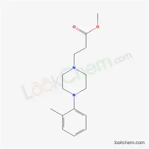 Molecular Structure of 6269-53-0 (methyl 3-[4-(2-methylphenyl)piperazin-1-yl]propanoate)