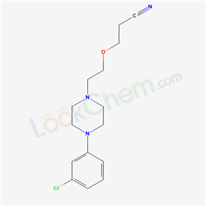 3-{2-[4-(3-chlorophenyl)piperazin-1-yl]ethoxy}propanenitrile
